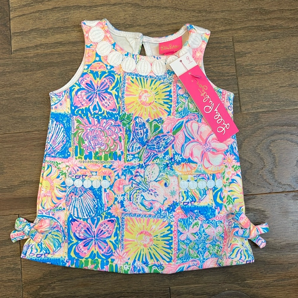 Lilly Pulitzer, Baby Lilly Shift Dress and Bloomers, size 12-18 months